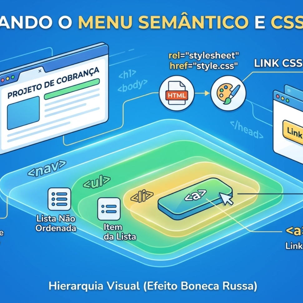 Menu HTML Entendo a sintaxe inicial